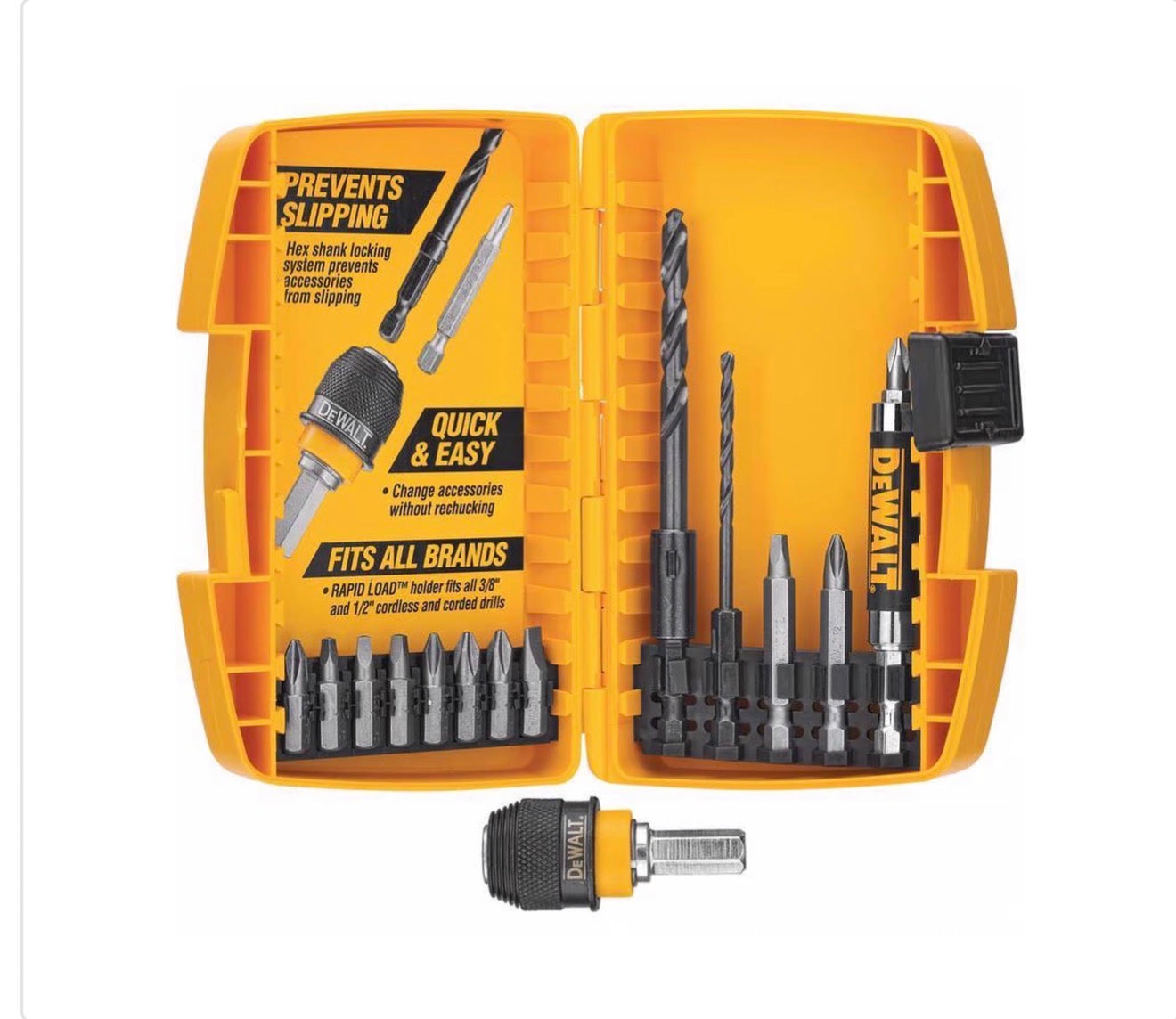 DeWalt 20V MAX compact drill/driver and impact driver kit