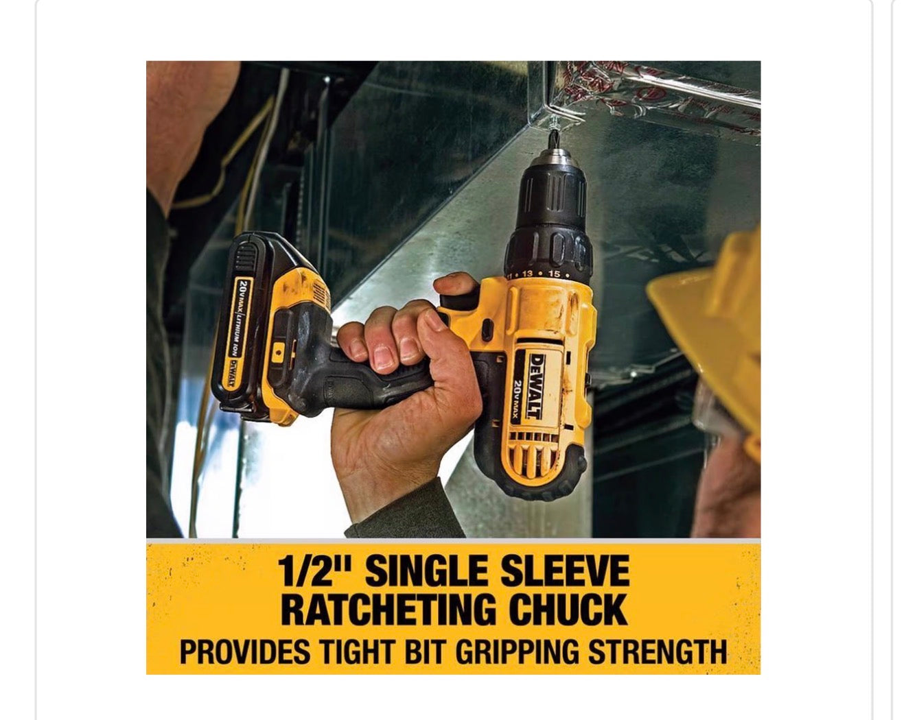 DeWalt 20V MAX compact drill/driver and impact driver kit